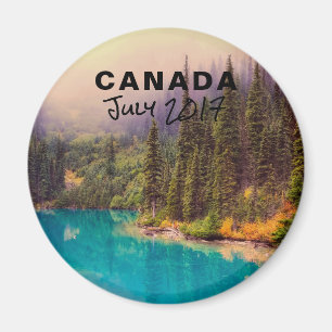 Scenia Northern Landcape Rustic Kanada Magnet