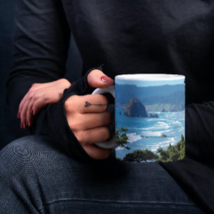 Scenia Oregon Sjölandskap Photo Kaffemugg