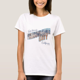 Scenia Panorama City California Tourist Parody T-shirt