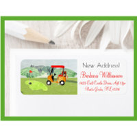 Scenia Roligt Golf Cart Flyttat Nytt adress återvä