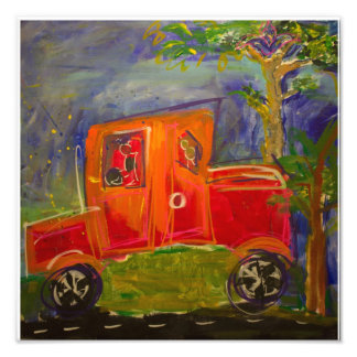 Scenia Route av Roberto, Jeanne och Mary Fototryck