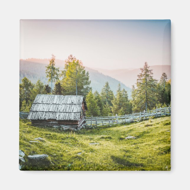 Scenia Rural Photography Farmhouse USA Countryside Magnet (Framsidan)