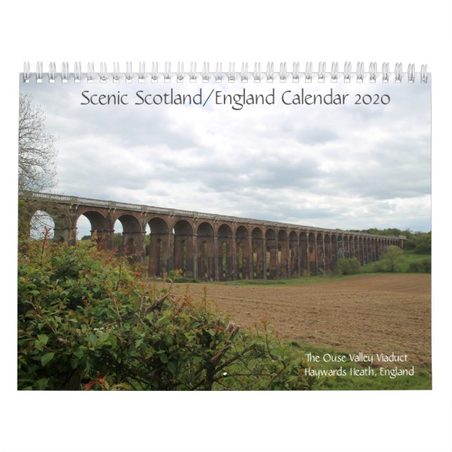 Scenia Scotland/England Calendar 2020 Kalender (Omslag)