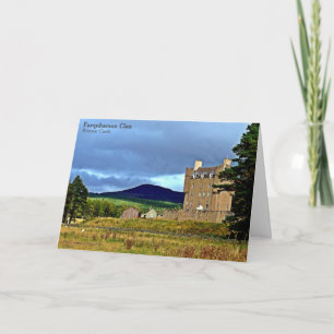 Scenia Scots Farquharson Klans Braemar Castle Anteckningskort