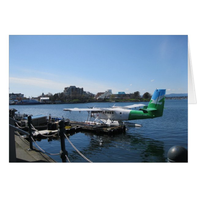 Scenia Seaplane i Victoria Hälsningskort (Framsidan Horizontal)