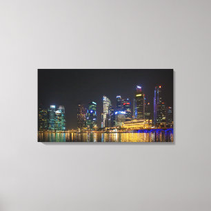 Scenia Singapore Skyline Canvastryck