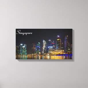 Scenia Singapore Skyline Canvastryck