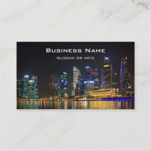 Scenia Singapore Skyline Visitkort