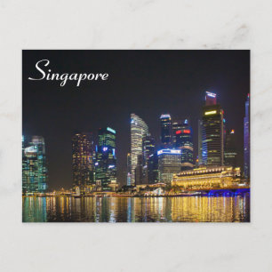 Scenia Singapore Skyline Vykort