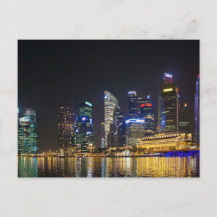 Scenia Singapore Skyline Vykort