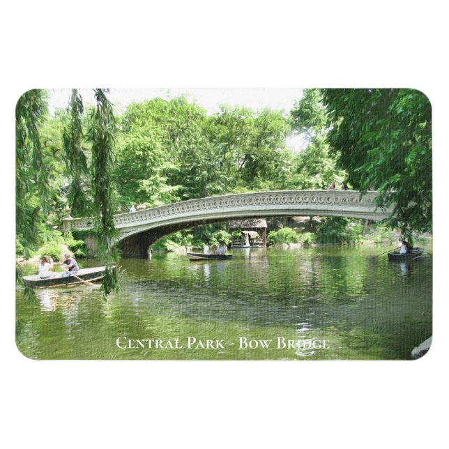 Scenia Summertime NYC Central Park Magnet (Horisontell)