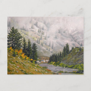 Scenia Taylor River Colorado Painting Vykort