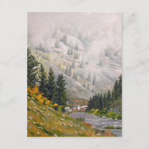 Scenia Taylor River Colorado Painting Vykort