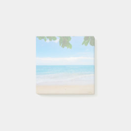 Scenia Tropical Beach Sol Sand and Surfa Post-it Block