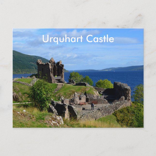Scenia Urquhart Castle Ruins Vykort (Framsida)