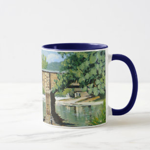 Scenia View of Missouri Trout Stream Fishing Mugg