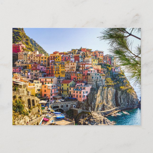 Scenia Village, Cinque Terre, Liguria, Italien Vykort (Framsida)