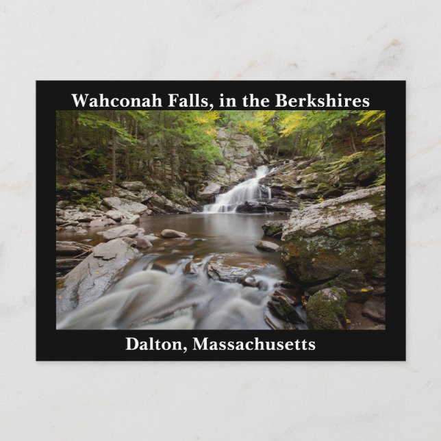 Scenia Wahconah Falls Postcard - Dalton, MORSA Vykort (Framsida)