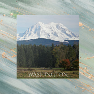 Scenia Washington Mount Rainier Ligcape Kakelplatta