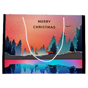 Scenia Winter Sjö med Hjort jul