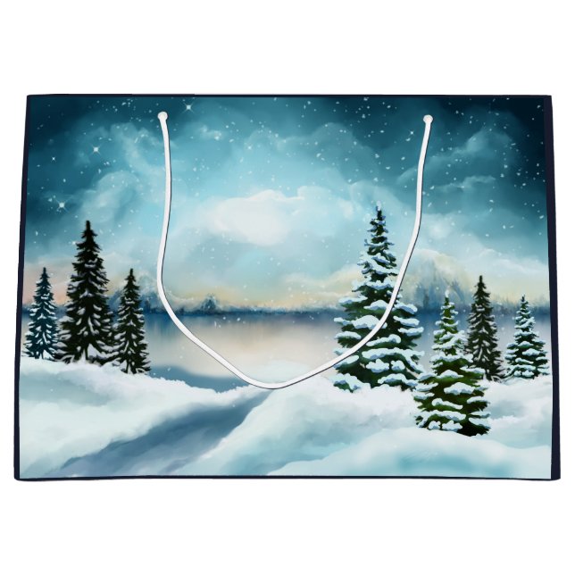 Scenia Winter Wonderland Watercolor Painting (Framsidan)