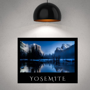 Scenia Yosemite in Winter Poster