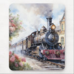 Scenic Landscape a Victorian Train Musmatta<br><div class="desc">A lovely landscape with a Victorian train outside a train station</div>
