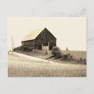Scenic Missouri Barn Vykort