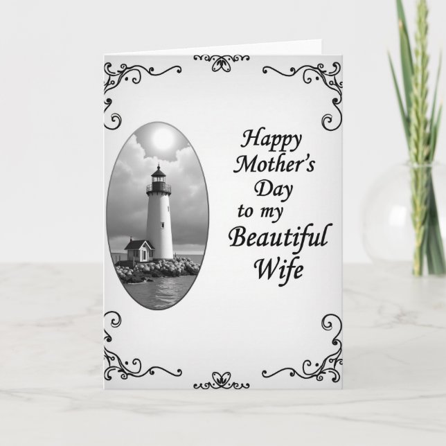 Scenic Mothers Day Beacon Card Kort (Framsida)