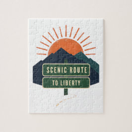 Scenic Route To Liberty-pussel Pussel