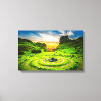 Scenien Isle of Skye i Skottland Canvastryck