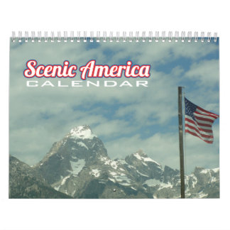 Scenisk Amerika kalender