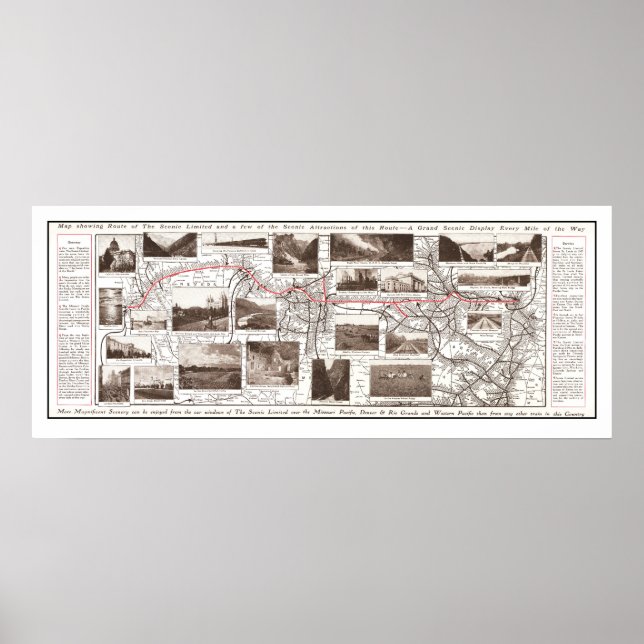 Scenisk Begränsad väg - Poster (Framsidan)