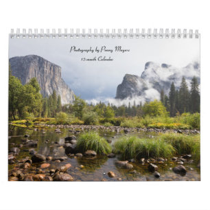 Scenisk fotografikalender kalender