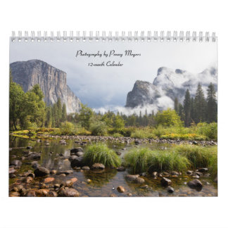 Scenisk fotografikalender kalender