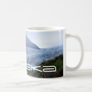 Scenisk fotomugg för alaskabo glaciär kaffemugg