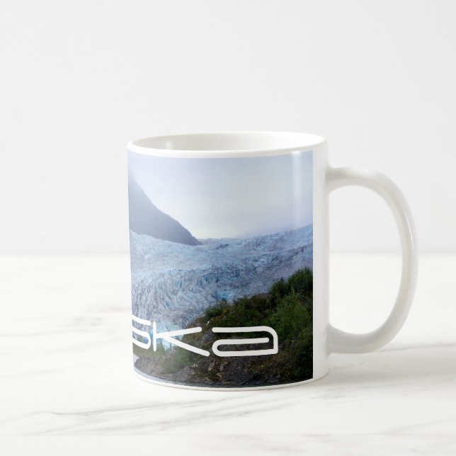 Scenisk fotomugg för alaskabo glaciär kaffemugg (Höger)