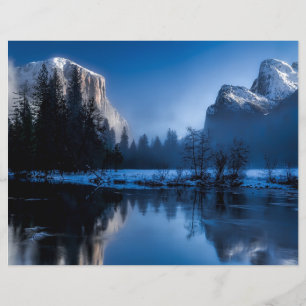 Scenisk gulsten i Winter Scrapbook Papper