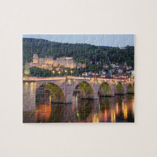 Scenisk Heidelberg afton Pussel