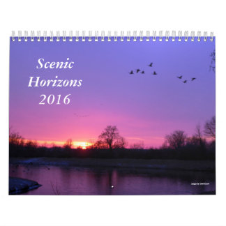 Scenisk horisontkalender, 2016 kalender