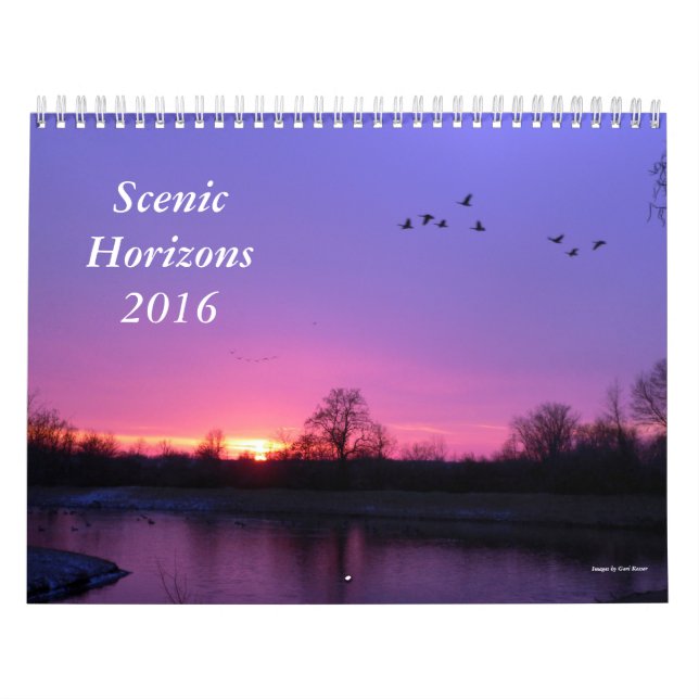 Scenisk horisontkalender, 2016 kalender (Omslag)