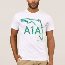 Scenisk huvudväg för A1A Florida T-shirt