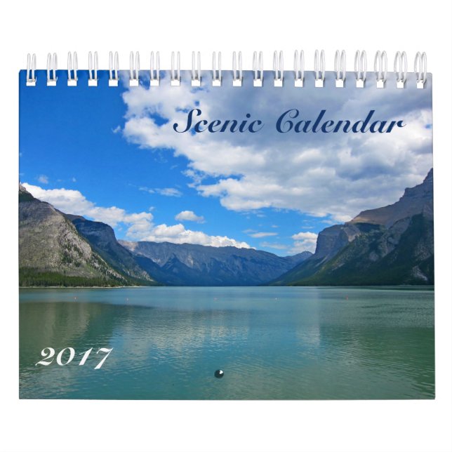 Scenisk kalender 2017 Rocky mountains (Omslag)