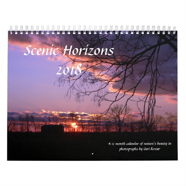 Scenisk kalender för horisonter 2018 (Omslag)