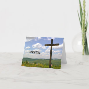 Scenisk kor på en backepastorgillande tack kort