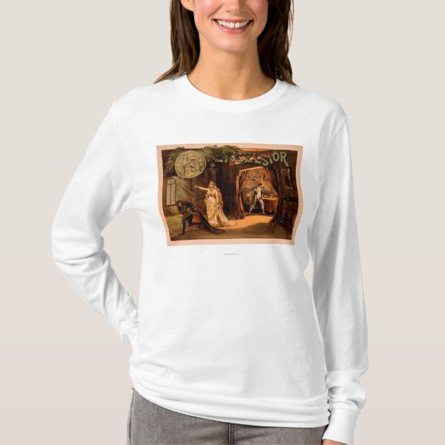Scenisk lekaffisch #1 för Excelsior Tee Shirt (Framsida)