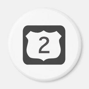 Scenisk magnet för huvudväg US-2