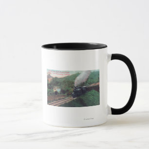 Scenisk nordvästlig Stillahavs- tågrutt Mugg