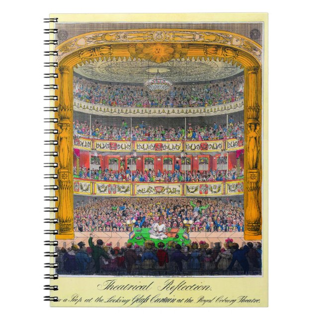 "Scenisk reflexion ", Anteckningsbok (Framsidan)