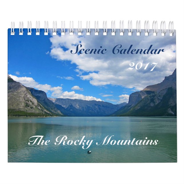 Scenisk rocky mountains för kalender 2017 (Omslag)
